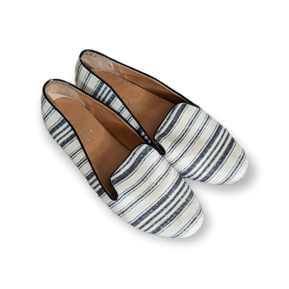 J. Crew Striped Loafers